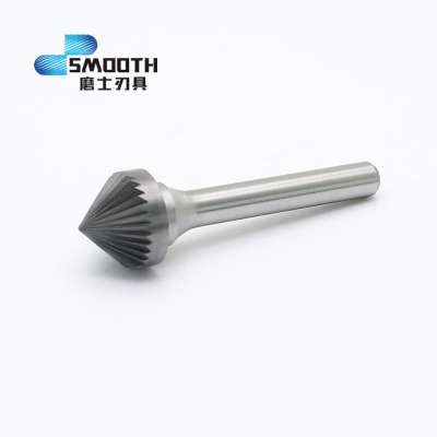 Top Quality Carbide Burrs For Grinding Metal- -Cone Shape 60 Degree SJ-9, SJ-9M, J2524