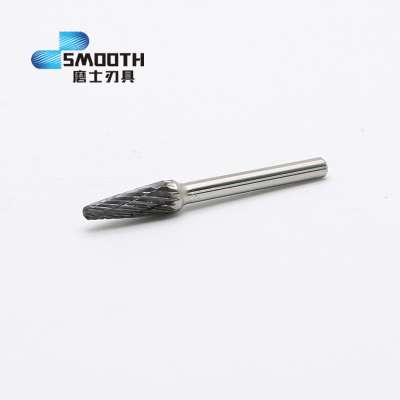 Good Quality Carbide Rotary Burrs For Grinding Metal- Taper With Radius End Shape-SL-4; L1228